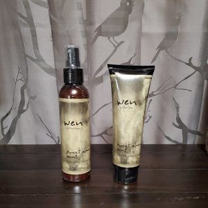 WEN Anti-Frizz Creme and Replenishing Mist Bundle